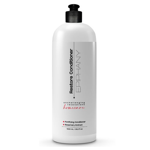 Epiphany Restore Conditioner – Natural Hair Strengthening & Hydrating Formula with Rosemary, Argan, Aloe & Açaí – Fights Breakage, Frizz & Dandruff – Color-Safe, Sulfate-Free