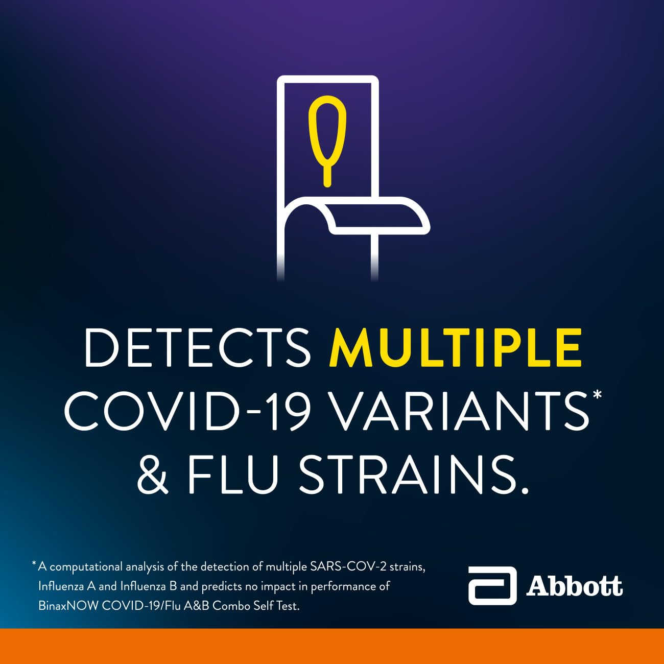 BinaxNOW™ COVID-19/Flu A&B Combo Self Test, Reliable COVID/Flu Home Test With 15 Minute Results, 10 Tests