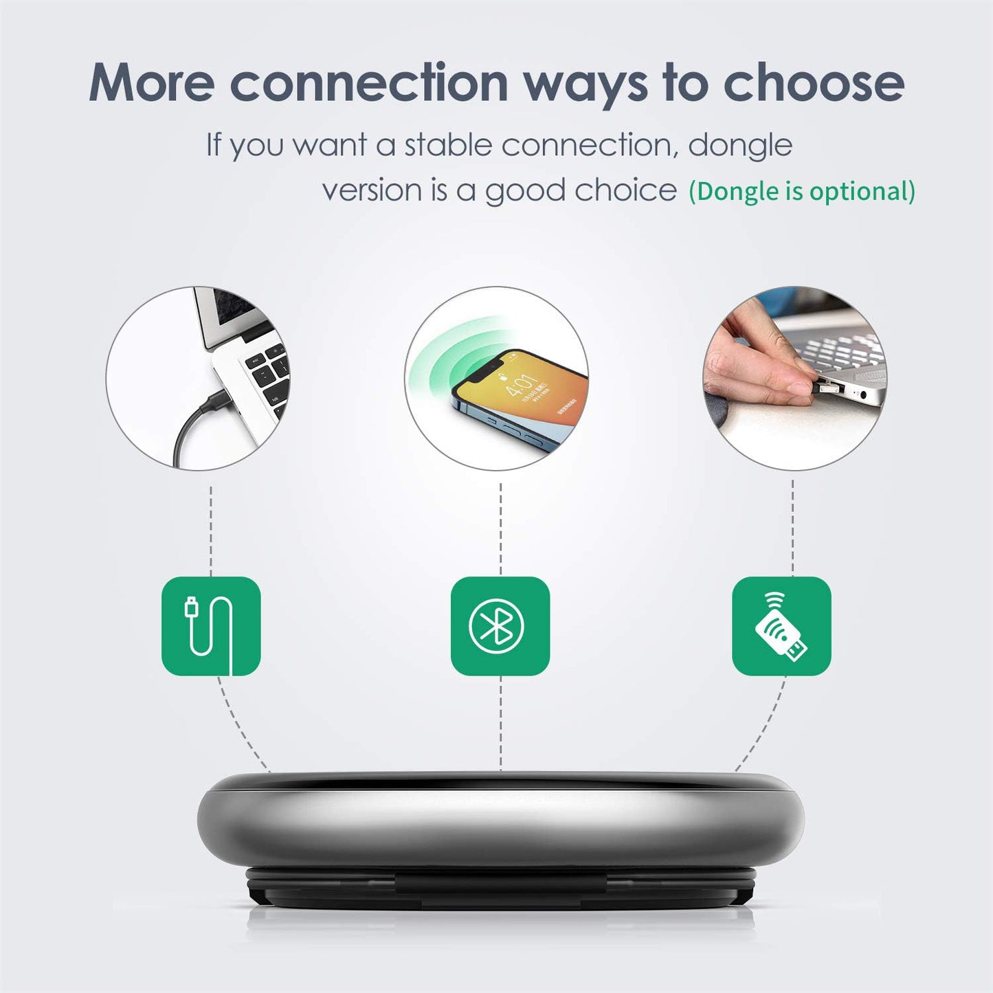 Yealink Bluetooth Speakerphone Conference Microphone Teams Certified Cp700 Usb Full Duplex Noise Reduction Algorithm Home Office