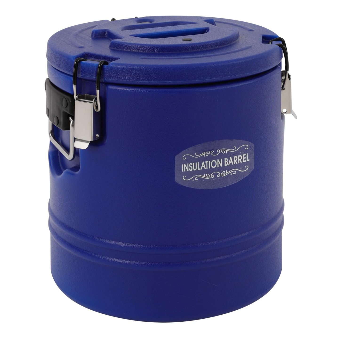Commercial Insulated Food Container, 16QT/4Gal Insulated Soup Container Bucket Commercial Food Warmer Insulation Barrel for Hot or Cold Food for Restaurant, Canteen, Home (Blue)
