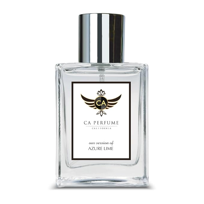 CA Perfume Impression of Azure Lime for Women and Men Long Lasting Unisex Fragrance Eau De Parfum 1.7 Fl Oz 50ml