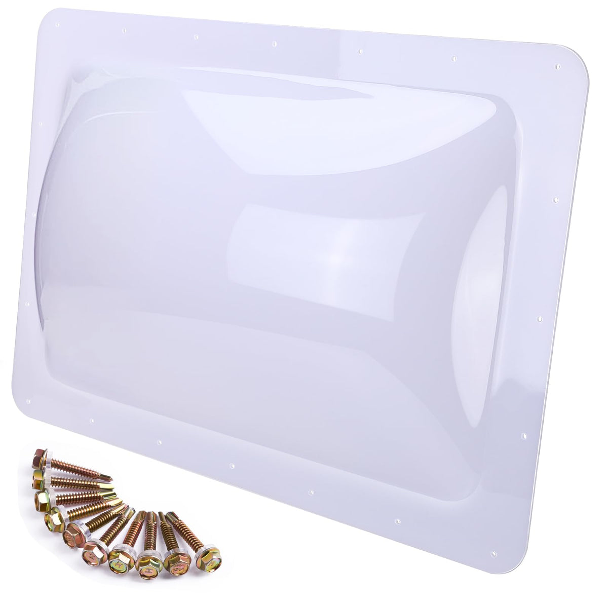 Meonum RV Skylight Replacement Kit, 18"x26" OD RV Skylight Kit Outer Dome Fits 14" x 22" Skylight Openings, RV Shower Skylight Replacement Compatible with Sl1422S Camper Skylight Trailer Roof Sunroof