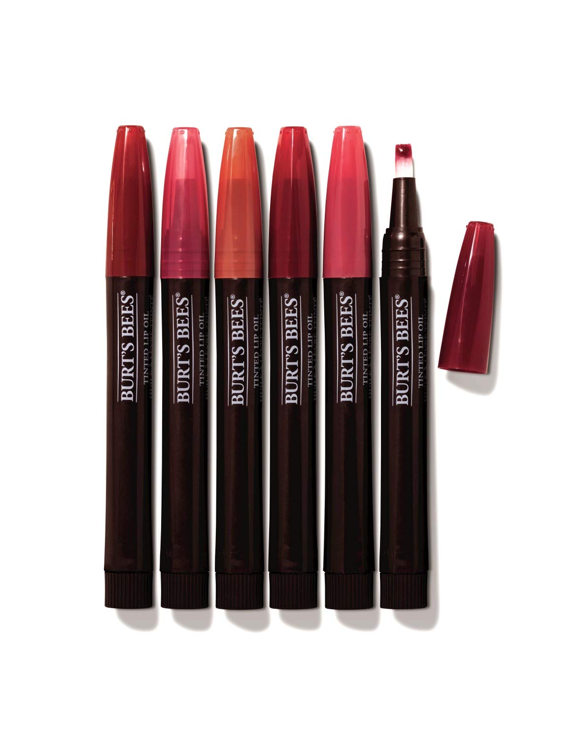 Burt's Bees 100 % Natural Moisturizing Tinted Lip Oil, Rustling Rose - 1 Pen