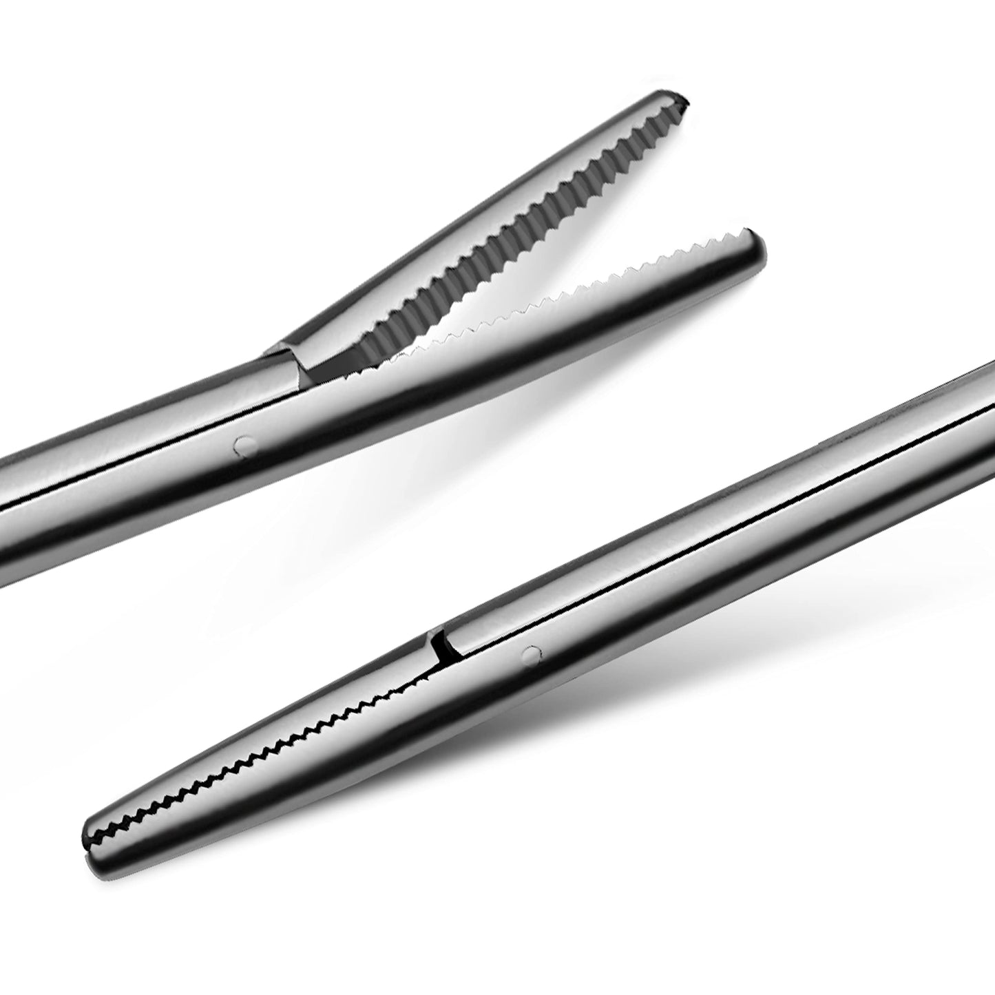 DEXSUR Precise ENT Procedures with Alligator Ear Forceps - Curved Jaw Design, Non-Slip Grip Handle, Fine-Tip, Reusable and Easy to Clean - 12 Inches