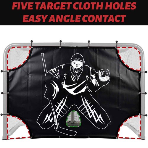 KAIDIDA Ice Hockey Shooting Goal Targets 72x48 in Lacross Targets Hitting Targets for Indoor Outdoor Training for Youth & Adult Players - Includes 1 Target