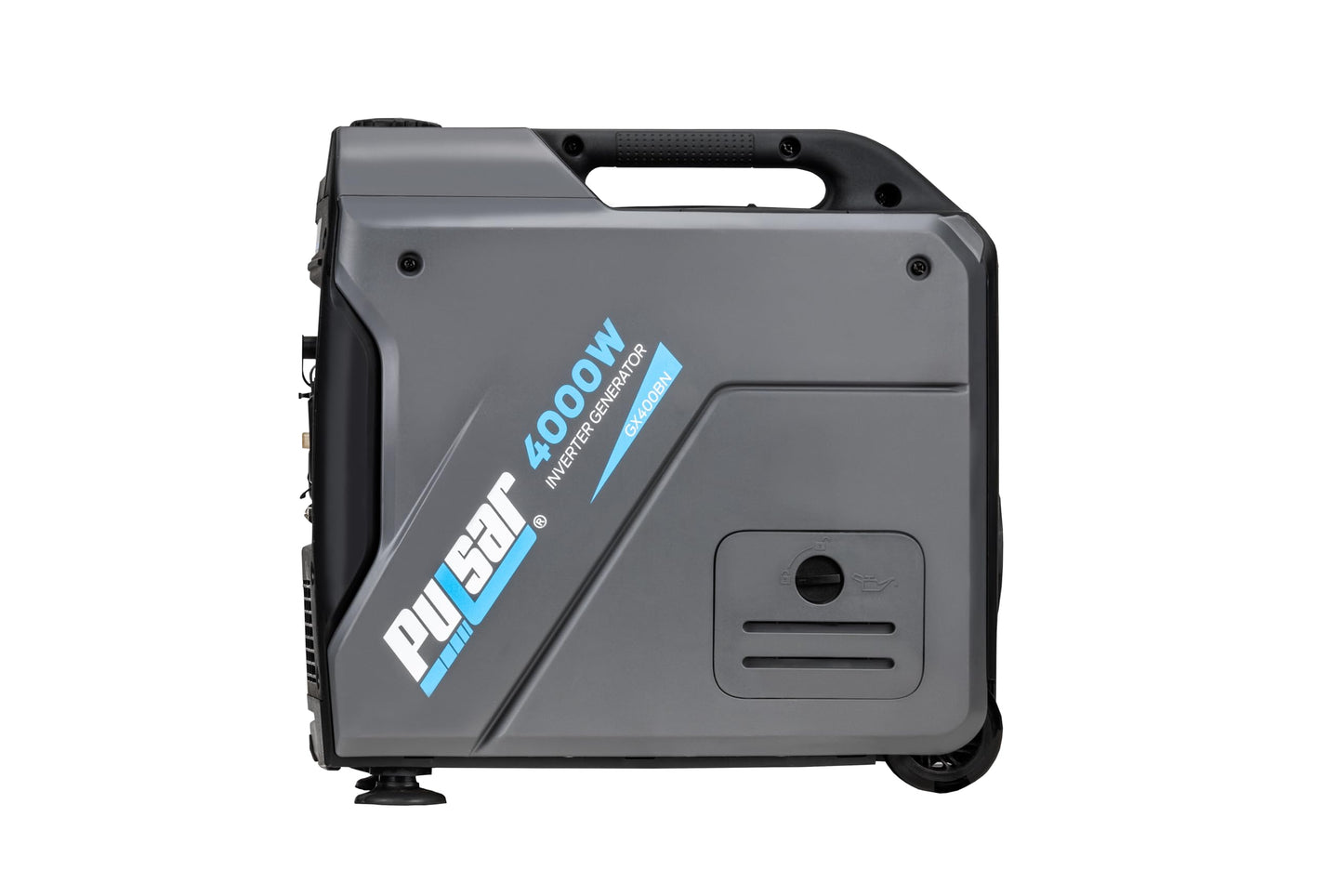 Pulsar Products GX400BN, 4000W Portable Ultra-Quiet Dual Fuel & Parallel Capability, RV-Ready, Handle & Wheels, with CO