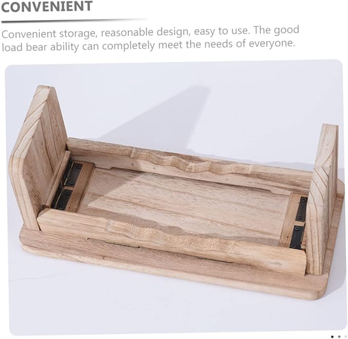 ibasenice Wooden Meditation Stool Portable Zen Kneeling Seat for Comfortable Praying and Meditation Practice Non-Slip Design for Enhanced Stability and Support