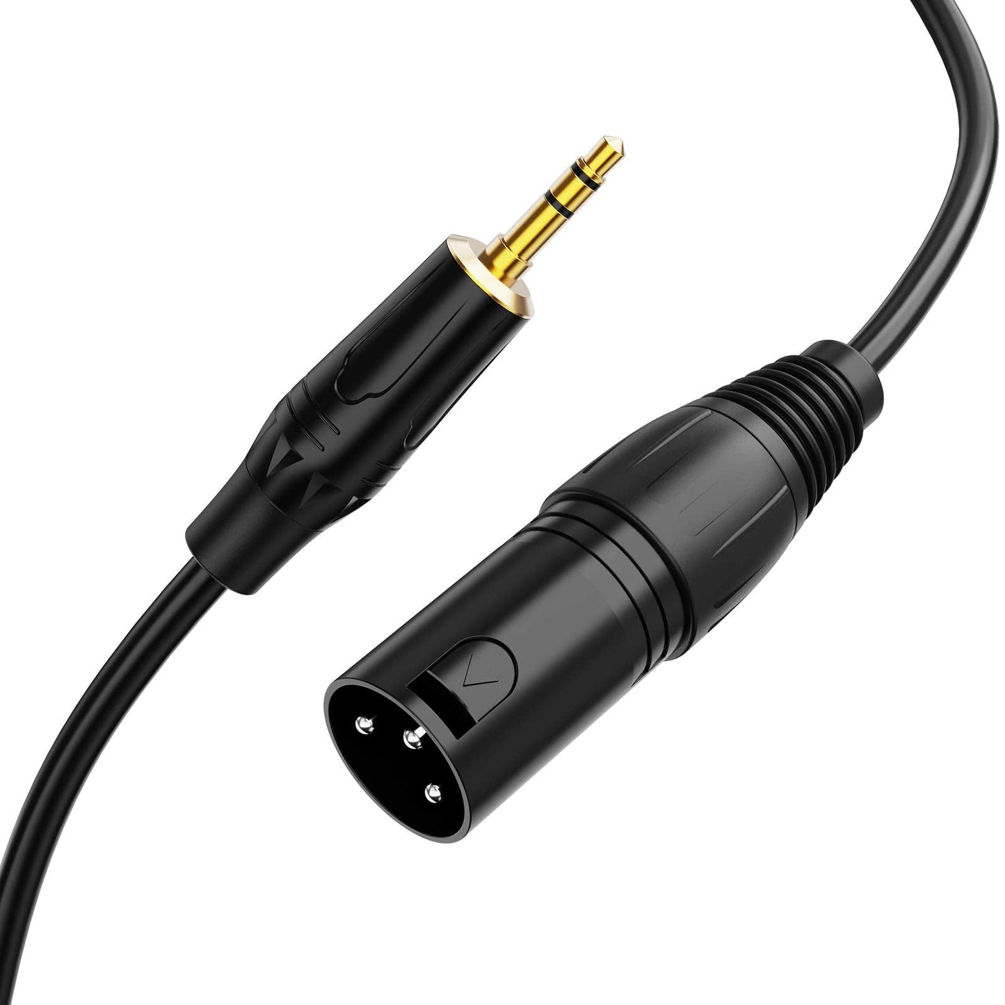 Cablecreation 3.5Mm To Xlr, 6 Feet 3.5Mm (1/8 Inch) Trs Stereo Male To Xlr Male Cable Compatible With Iphone, Ipod, Tablet, Lapt