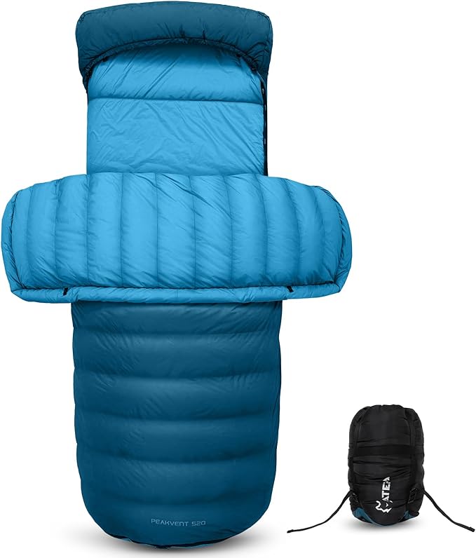 ATEPA Down Sleeping Bag for Adults, Recycled Ultralight 35°F 40°F 45°F 50°F 650FP / 700FP 3 Season Compact Sleeping Bags w...