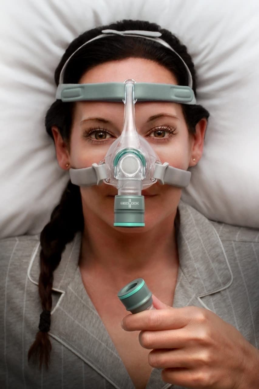 MedLock Magnetic Easy Break Hose Coupling for CPAP Sleep Mask, Fits Slimline tubing Compatible with Over 40 Devices - Made in The USA