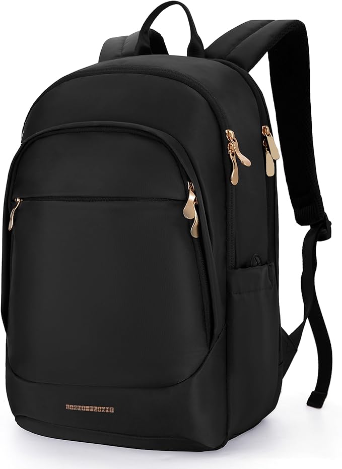 LIGHT FLIGHT Travel Backpack for Women, 15.6 Inch Laptop Backpack with USB Charging Hole, Water Resistant College Bookbag,...
