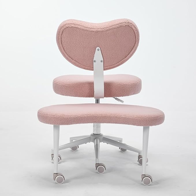 Meditation Chair Plus Teddy Pink Upgrade Version Home Office Solution Flexible Design for Fidgety Sitters Comfortable and Adjustable