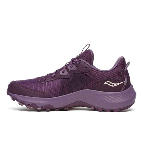 Saucony Women's Aura Tr Hiking Shoe, Plum/Pearl, 9.5
