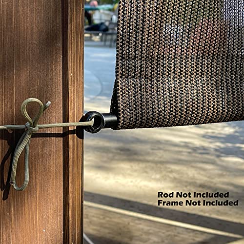 Universal Pergola Replacement Canopy Shade Cover with Breathable HDPE Fabric & Rod Pockets for 10 x 10 FT Pergola, Canopy ...