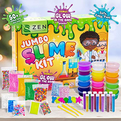 Ultimate Slime Kit for Girls 10-12 | Perfect Toys for Girls 7-12 Years Old | Complete DIY Slime Making Kit for Kids and Bo...