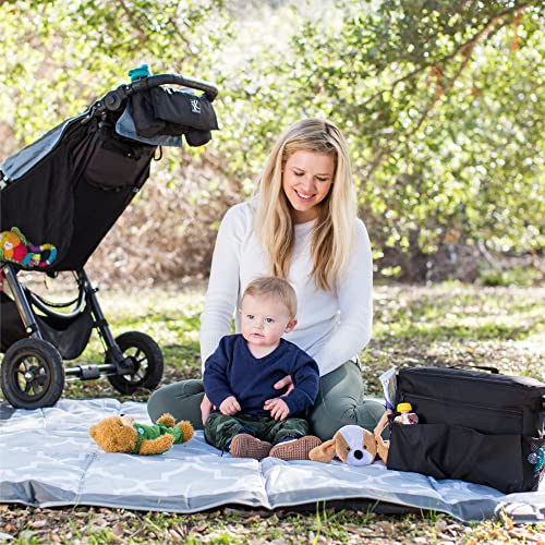 J.L. Childress Cool 'N Cargo Stroller and Wagon Cooler and Organizer - Universal Fit - Insulated - Attaches to Strollers, ...