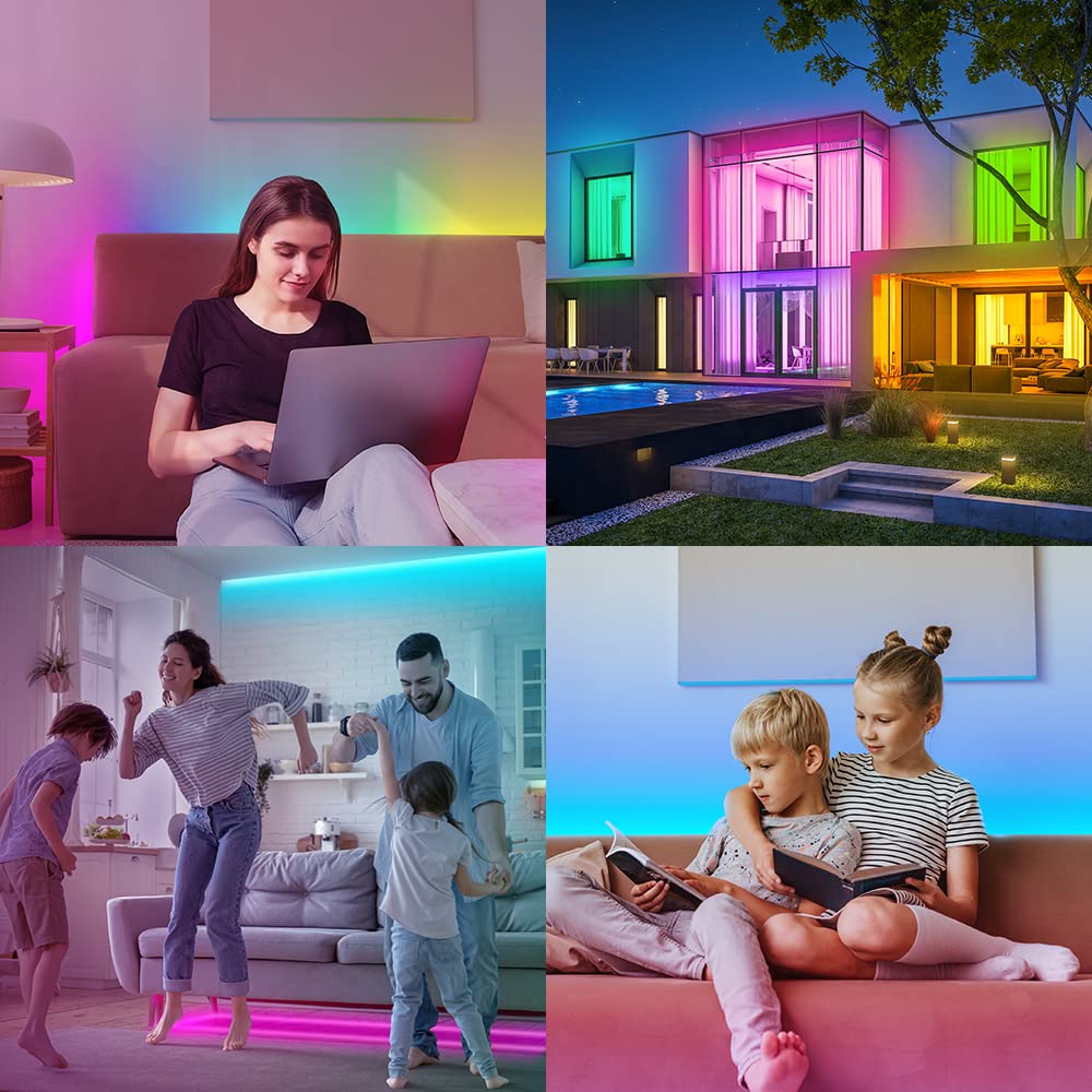 BTF-LIGHTING WS2812B IC RGB 5050SMD Pure Gold Individual Addressable LED Strip 16.4FT 300LED 60Pixel/m Flexible Full Color IP65 DC5V for DIY Chasing Color Project(No Adapter or Controller)