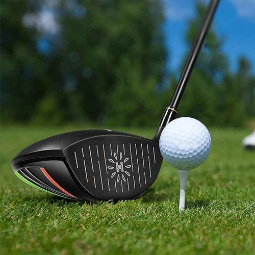 HUAEN Mens Driver Golf Club,‎Titanium Drive and Graphite Regular 10.5 Degree Right Handed 460CC, Black