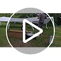 10' x 30' White Canopy Tent with 5 Removable Sidewalls, Outdoor Patio Gazebo with Transparent Windows, Shade Shelter Tents...