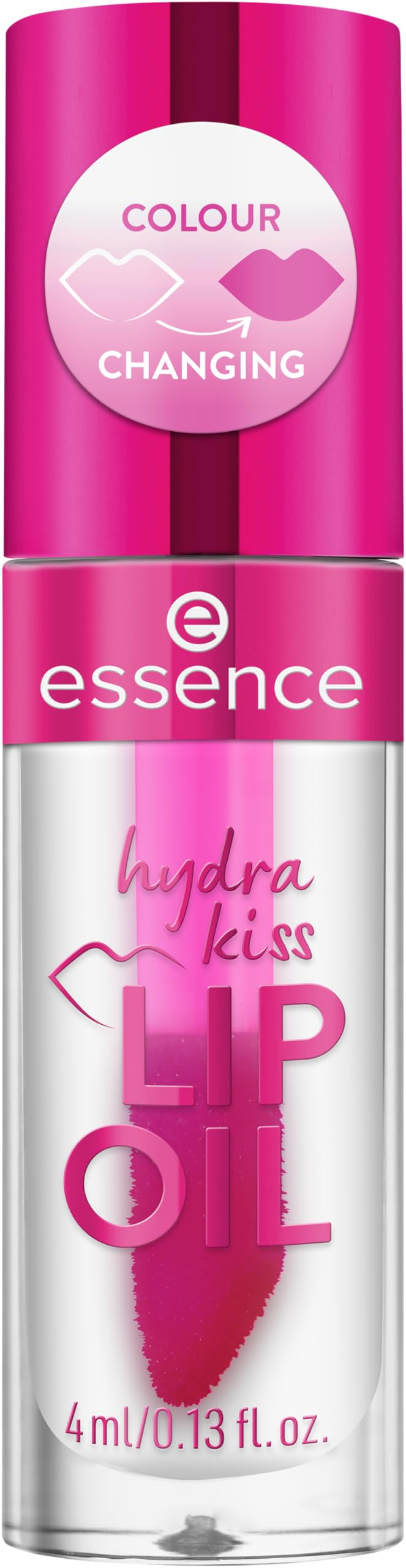 essence | Hydra Kiss Lip Oil |Intense Hydration & Glossy Finish | Infused with Hyaluronic Acid, Vitamin E & Jojoba Oil | Vegan &