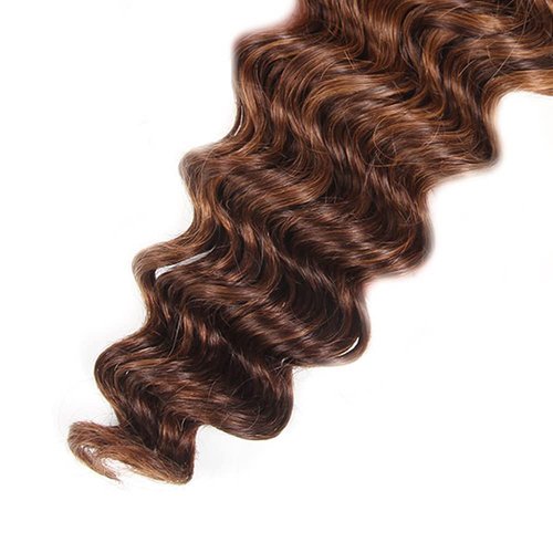 Habiliana Bundles Human Hair 18 20 22 Inch Deep Wave P4/30 Human Hair Bundles 11A Unprocessed Brazilian Virgin Quick Weave Hair Extensions for Black Women