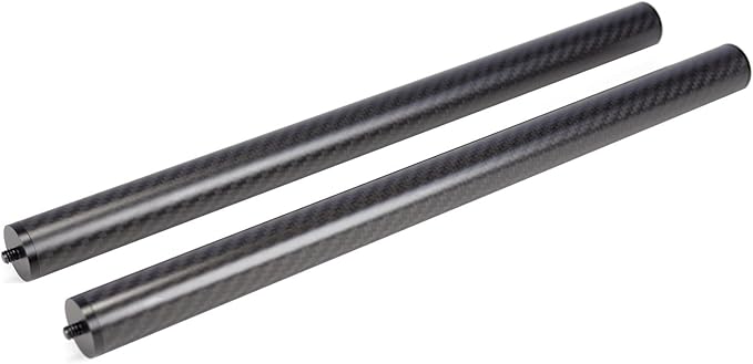 EVO Gimbals 25mm 3K Matte Carbon Fiber Extension Pole Set for Small Cameras, Stabilizers and Handheld Gimbals 0.25 in Male...