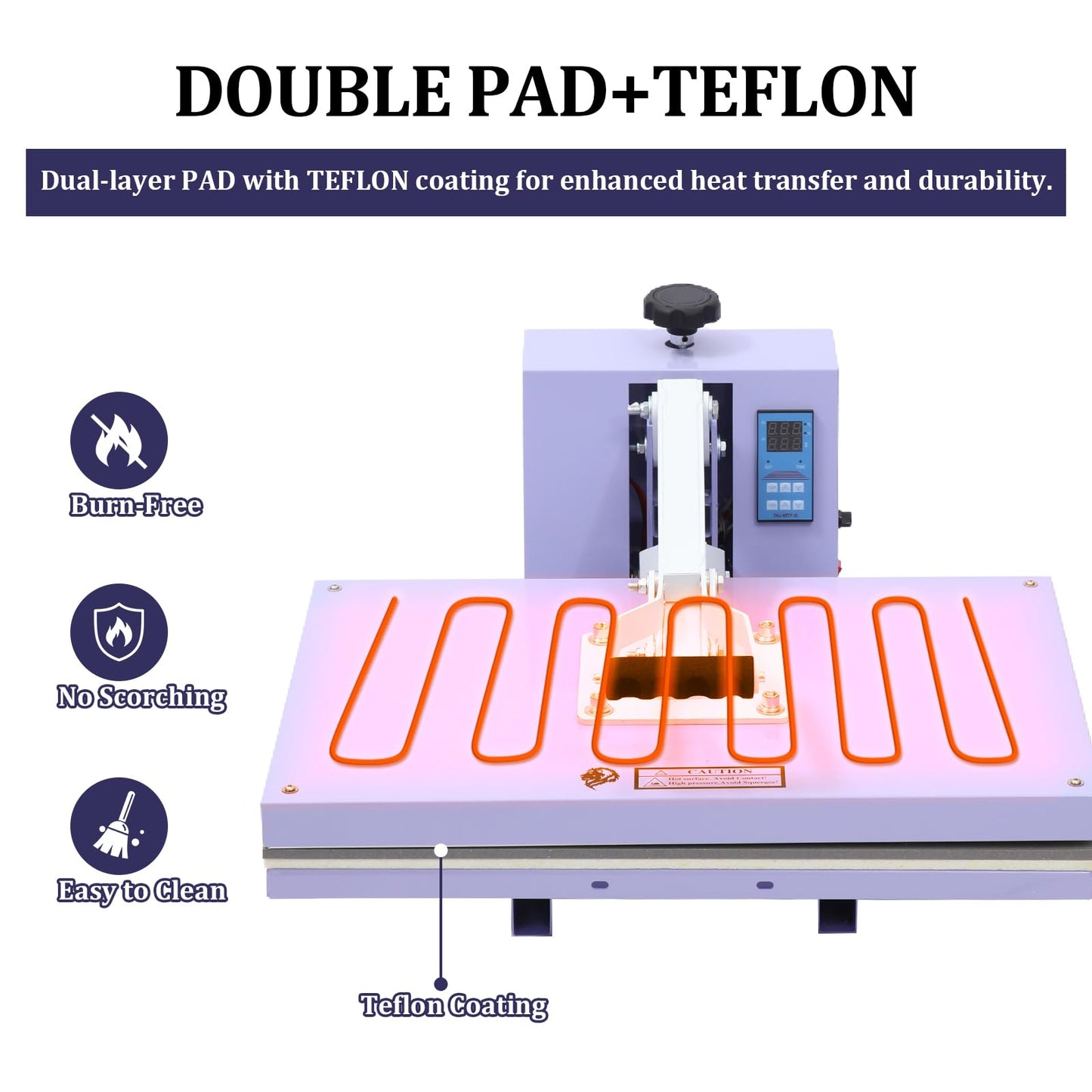 16 x 24 Inch Heat Press Machine, Large Heat Press for t-Shirts,Digital Sublimation Printer for Home and Commercial Use