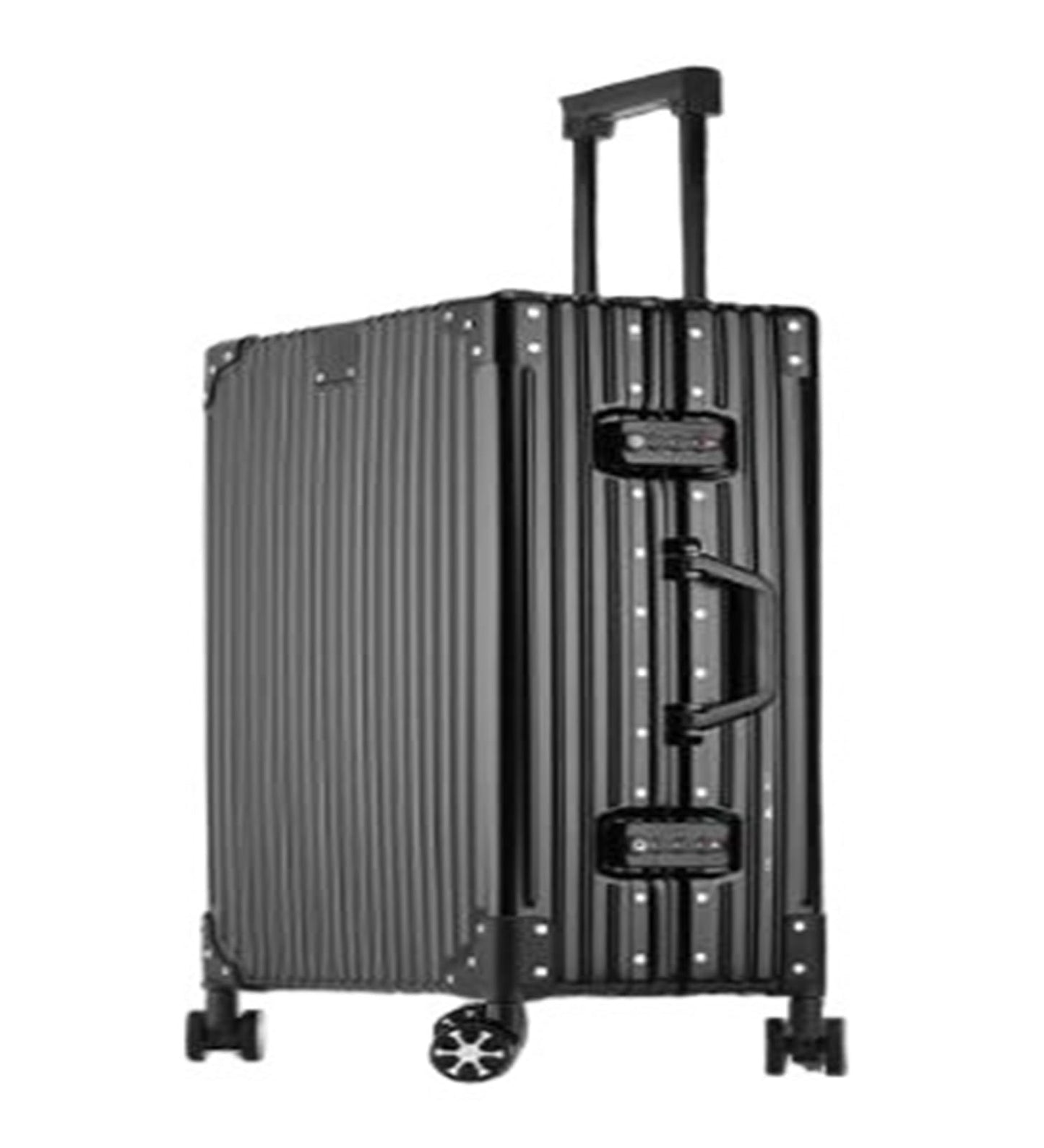 MUdson Trunk Aluminum Travel Case Cabin 20" Check in 29" Luggage Bag Trolley Suitcase with Wheels Durable (Color : 1805, Size : 20 inch Cabin)