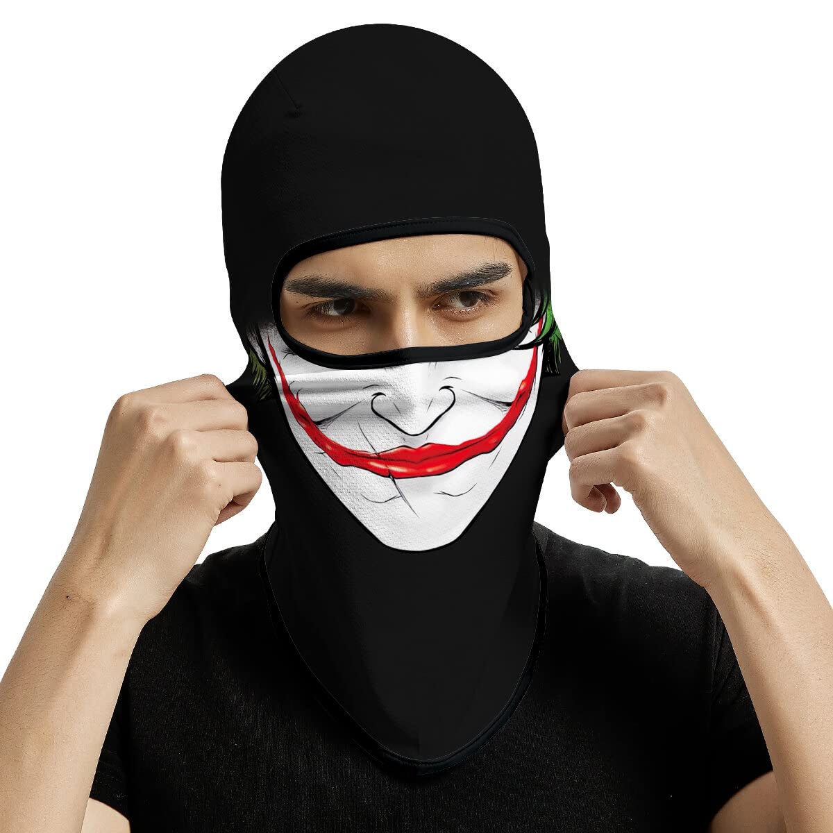 Red Plume 3PCS Balaclava Full Face Mask Ski Mask UV Protection Cover Motorcycle Full Face Mask for Men Women Outdoor Sports