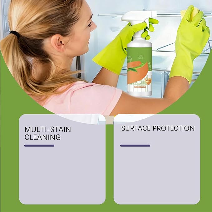 Fly Cleanse Natural Formula Appliances, Kitchen Appliance Cleaner, Multipurpose Home & Kitchen Cleaner Spray, For Hold,Oven,Stove,Range Hood (1Pcs)