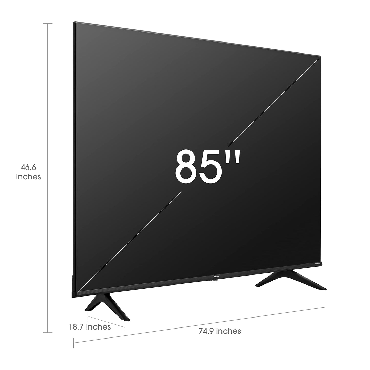 Hisense 85-Inch Class A7H Series 4K Uhd Google Smart Tv (85A7H) - Voice Remote, Hdr10, Chromecast Built-In, Game Mode, Sports Mo