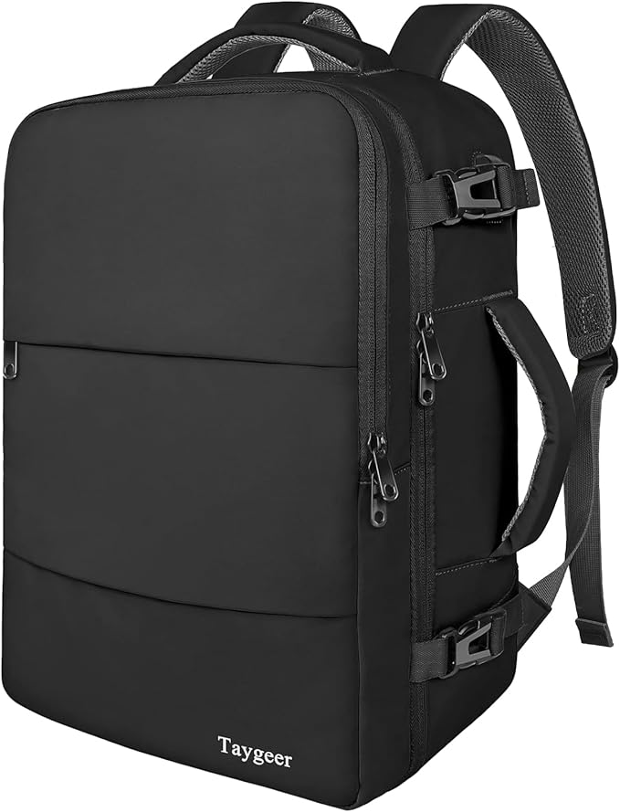 Taygeer Travel Laptop Backpack for Men Women, Airplane Approved Travel Backpack Suitcase with Usb Charging Port, Lightweig...