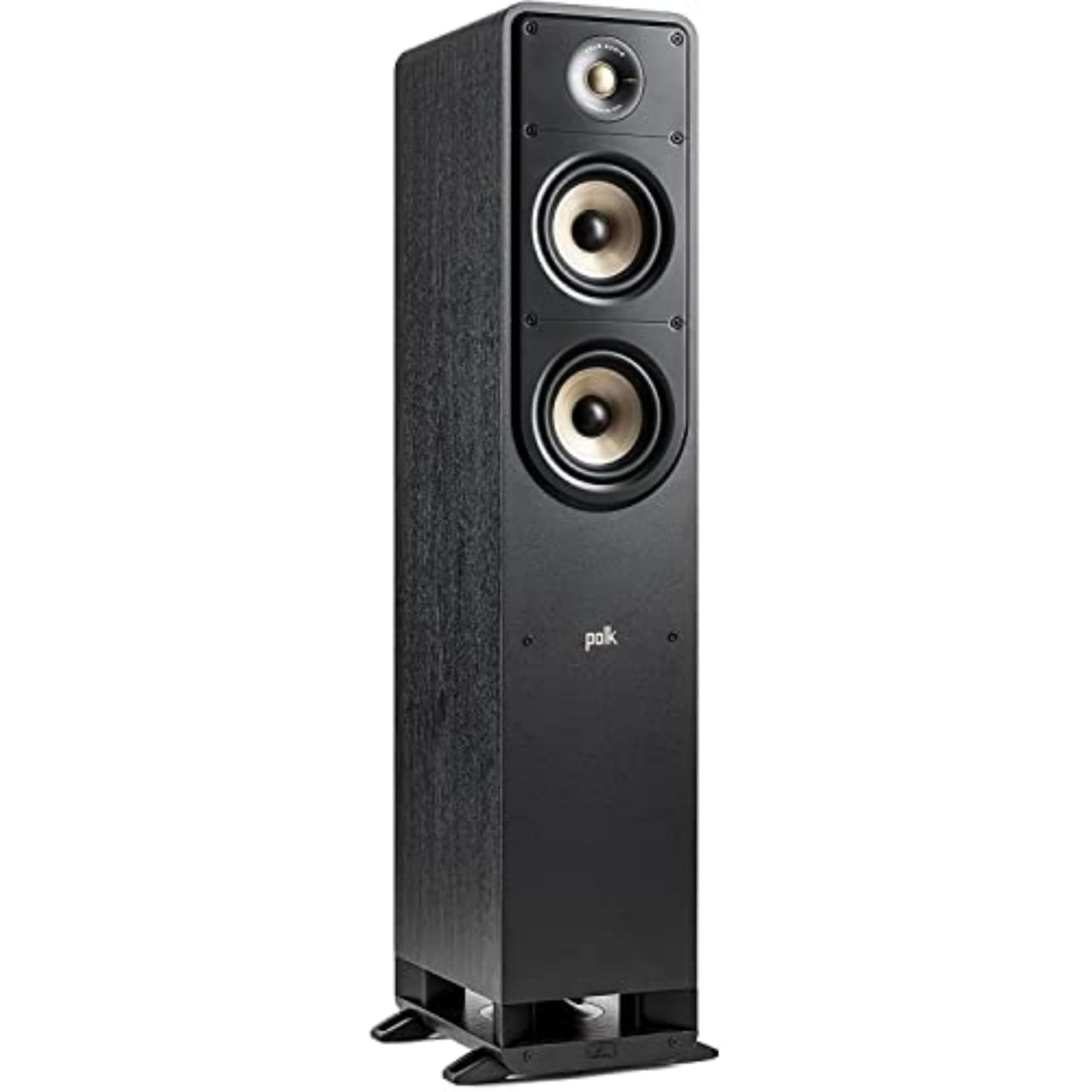 Polk Signature Elite ES35 Slim Center Channel Speaker - Hi-Res Audio Certified, Dolby Atmos & DTS:X Compatible, 1" Tweeter & (6) 3" Woofers, Dual Power Port for Effortless Bass, Stunning Black
