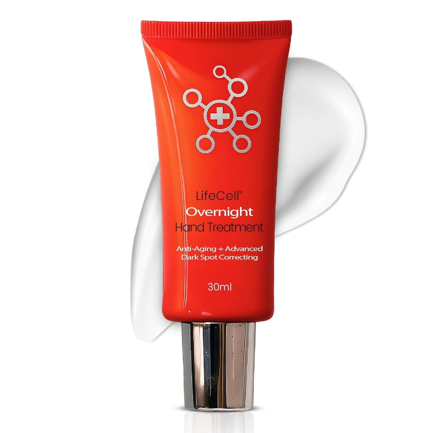 LifeCell Retinol + Vitamin C Overnight Hand Treatment - Anti-Aging Hand Cream for Dark Spots, Wrinkles & Dry Skin - Moisturizing