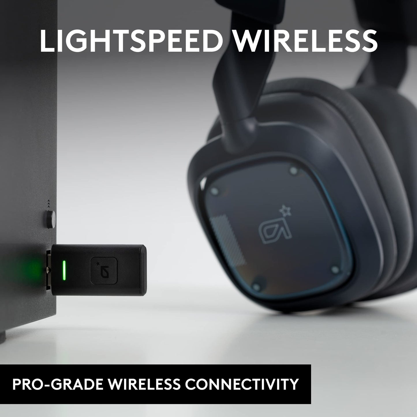 Logitech G Astro A30 Lightspeed Wireless Gaming Headset, Bluetooth Enabled, Dolby Atmos, Detachable Boom, 27h Battery, USBC Charging, for PS5, PS4, Xbox, Nintendo Switch, PC, Android - Blue