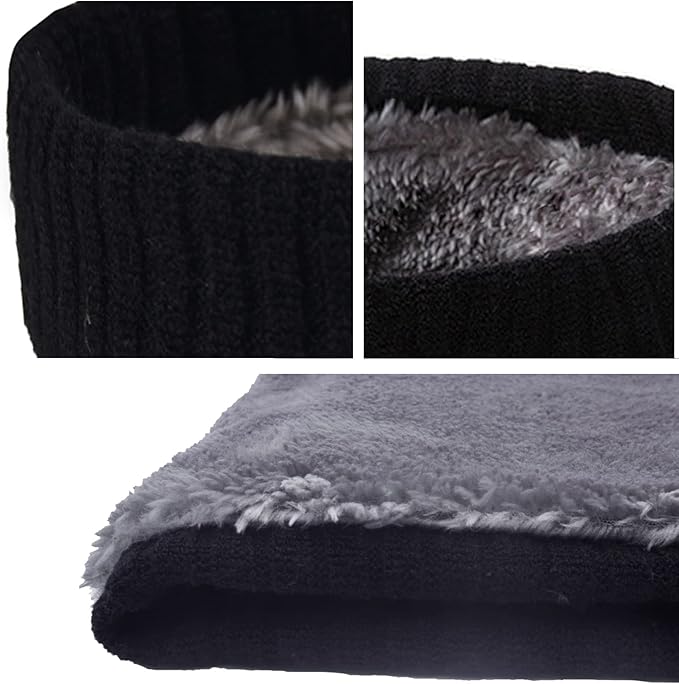 Winter Scarf Neck Warmer Gaiter Face for Men Women Warm Fleece Ski