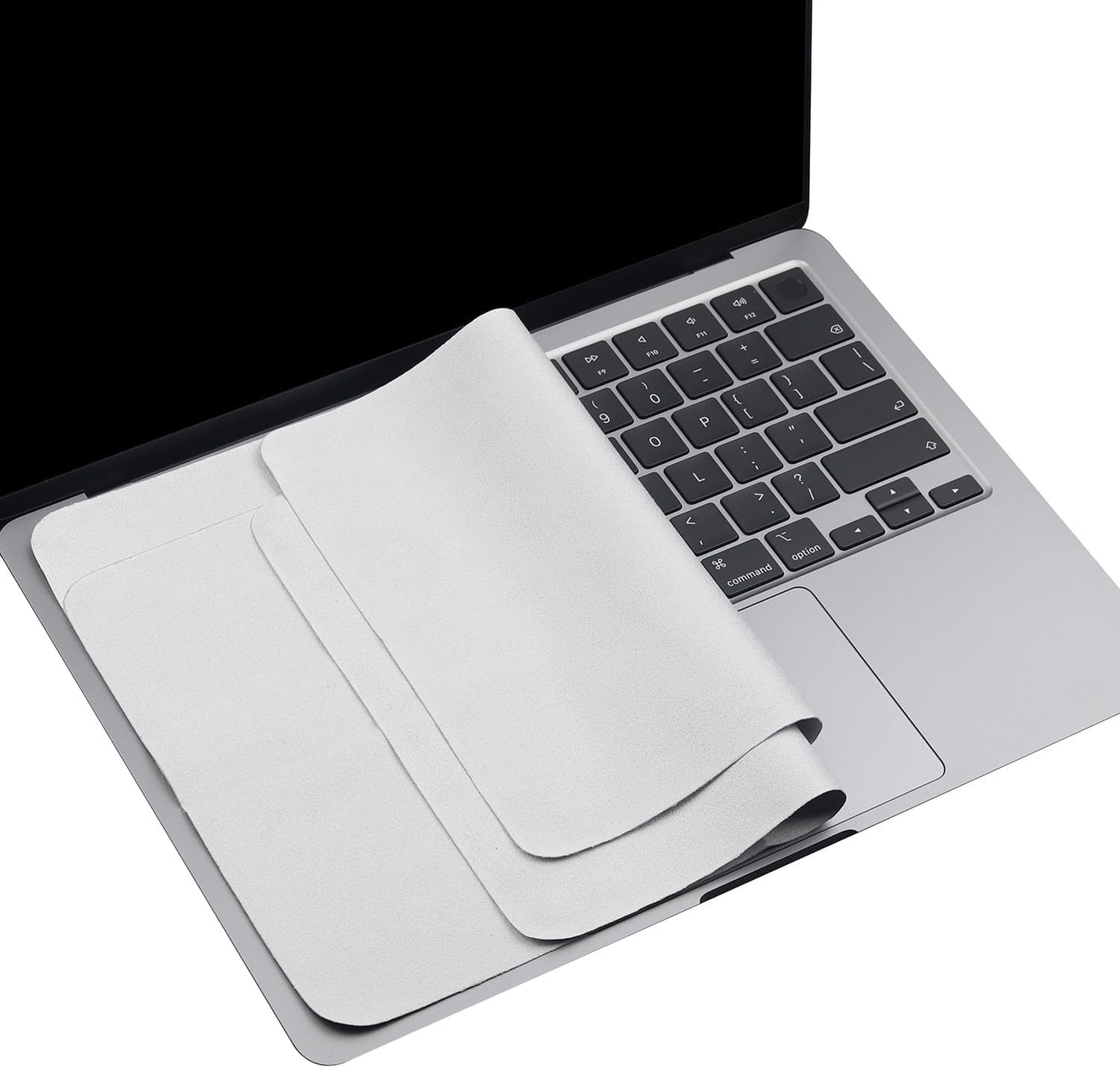 2 Pack Microfiber Liner Cleaning Cloth With Screen Keyboard Imprint Protection For Macbook Pro/Air 13 14 2018-2025, Keyboard Pro