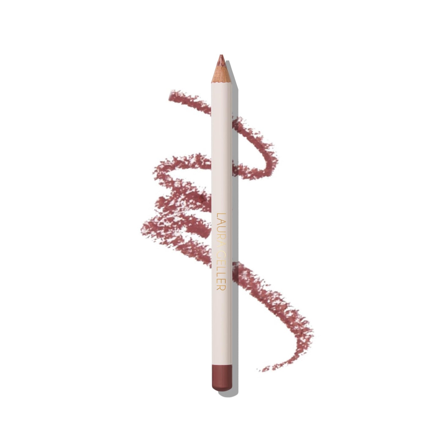 LAURA GELLER NEW YORK Marble Lips Multidimensional Liner, Nouveau Neutral - Marbleized Smooth Glide Sharpenable Lip Liner for Fu