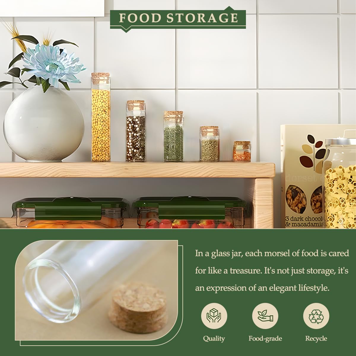 72-Pack 0.51 oz (15 ml) Glass Bottles & Test Tubes with Cork Stoppers – for Spell Jars, Spice Storage, DIY Favors, Travel Memories, Plant Propagation – Empty Recyclable Containers for Crafts, Kitchen