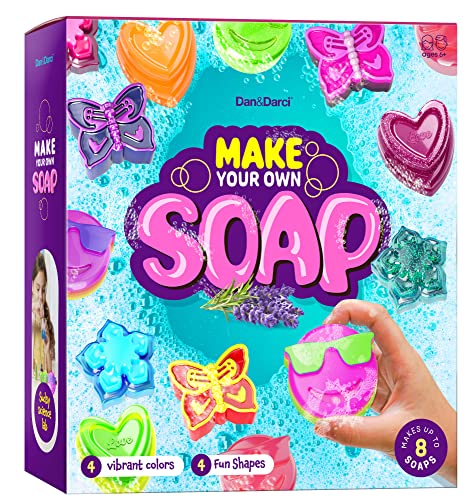 Dan&Darci Soap Making Kit for Kids - Crafts Science Toys - Birthday Gifts for Girls and Boys Age 6-12 Years Girl DIY Kits...