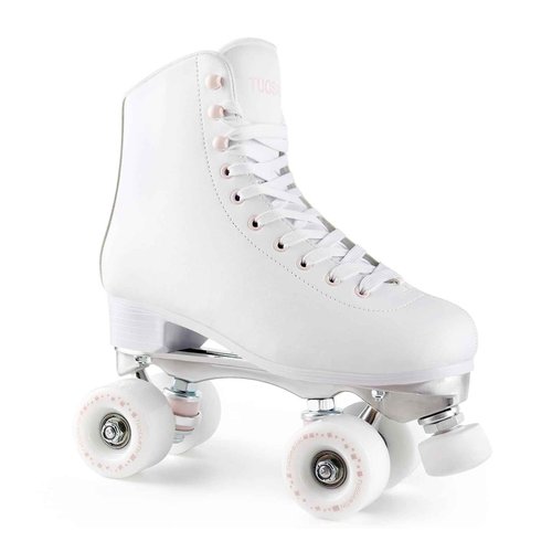 Tuosamtin Roller Skates for Women Girls with Height Adjustable Rubber Stoppers Cute Retro Quad Roller Skates for Outdoor and Indoor