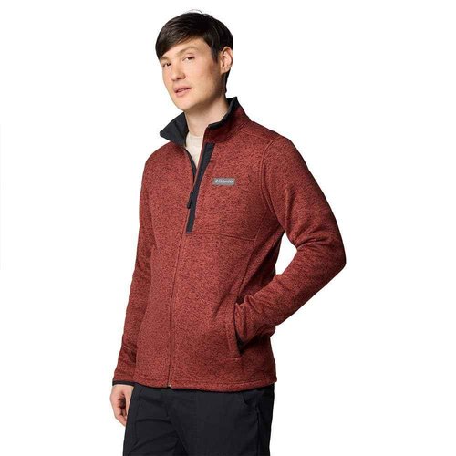 Columbia Men's Sweater Weather Full Zip, Spice Heather, 2X Big