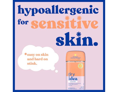 Dry Idea Advanced Dry Unscented Antiperspirant & Deodorant Clear Gel 3 oz (Pack of 11)