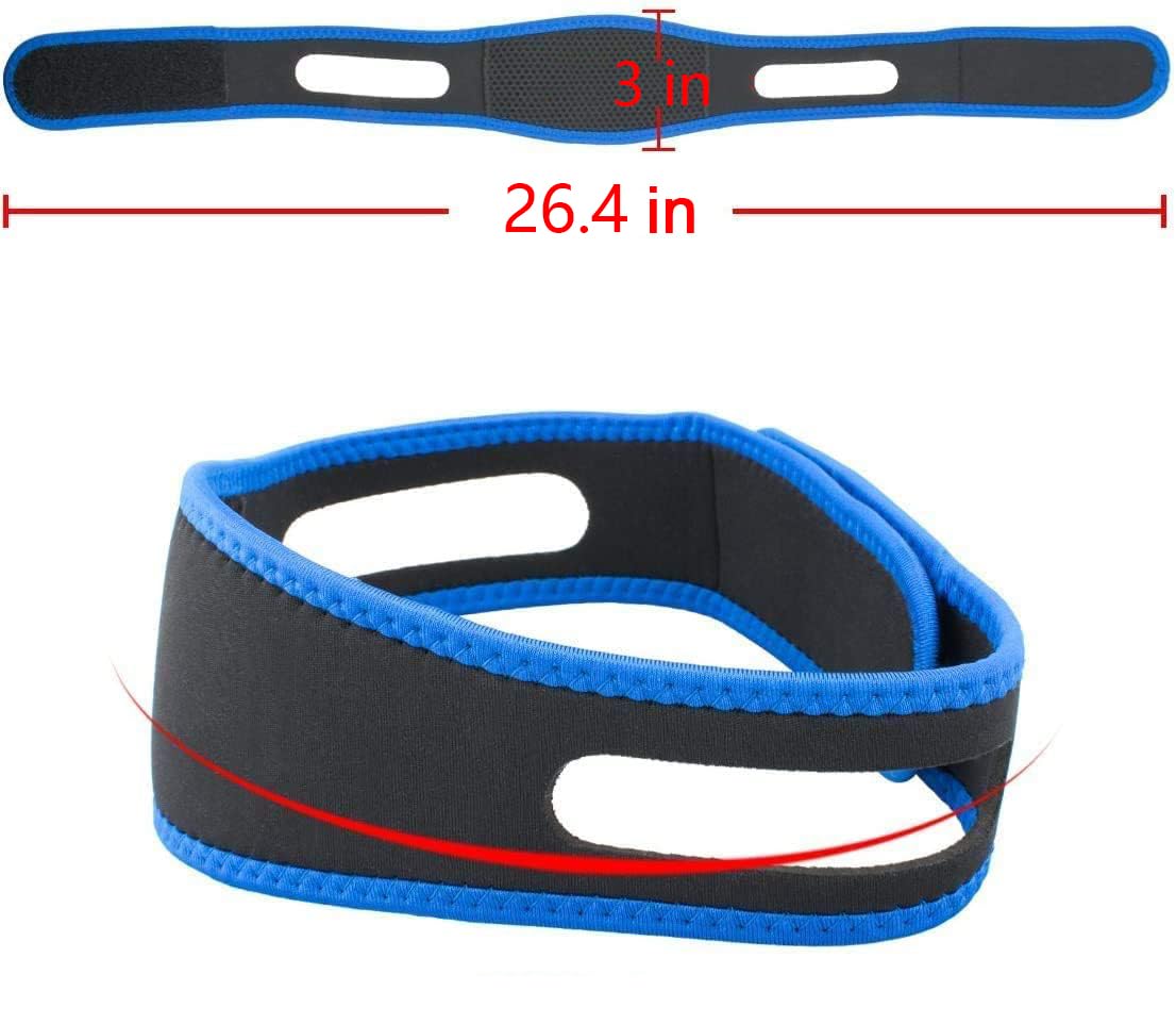2025 Model Anti Snoring Chin Strap, Stop Snoring Chin Straps for CPAP Users, Jaw Strap for Sleeping,Chin Straps to Keep Mouth Closed for Sleeping Better, Cpap Chin Strap for Sleep for Men- Women