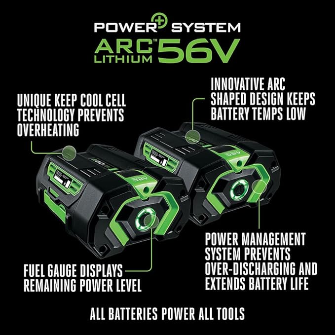 EGO Power+ Battery 56V, 5.0Ah, 2-Pack - BA2800T-2