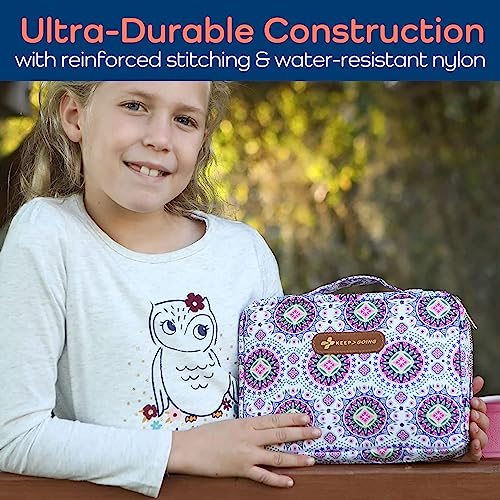 KeepGoing Large Home First Aid Kit for Kids – 270 Pc. for Car, Home, Dorm, & Boat with Latex-Free Bandages – 10 x 7 x 3.5 ...