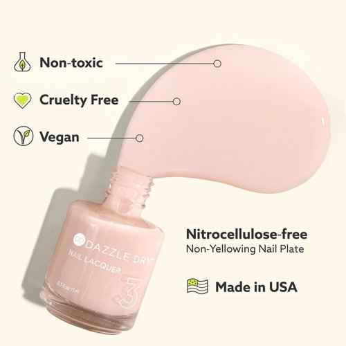 Dazzle Dry Step 1 - Nail Prep, 4 oz (120 mL) + Step 2 - Base Coat + Step 4 - Top Coat (0.5 oz /15 mL each) + Remove Acetone, Lemongrass + Clove Oil Lacquer Remover (4 oz / 120 mL)