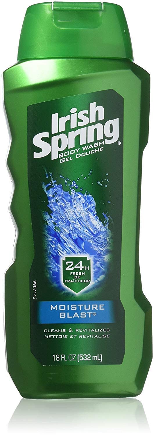 Irish Spring Body Wash, Moisture Blast 18 oz (Pack of 3)