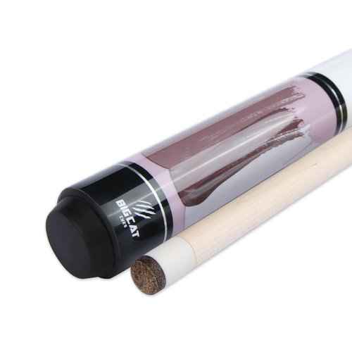 Big Cat Paint Brush Pool Cue Stick - Grade A Canadian Maple, 12.5mm Professional Leather Tip, 58” Length, Premium Billiard Cue for Adults – Home or Tournament Play - 19oz, Paint IV Regal Amethyst