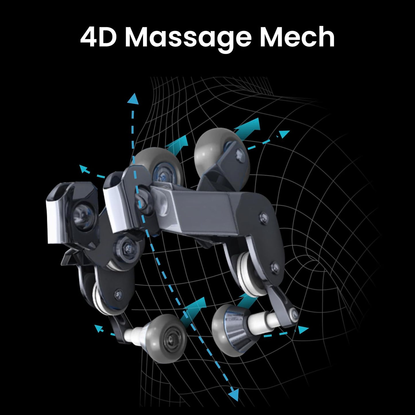 Osaki Vibe 4D l 4D Massage Mechanism l Automatic Body Scan l Deep Calf-Kneading l Space-Saving Technology l 3-Stage Zero Gravity l 32-Cell Full Body Air Massage (Black)